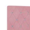 Boxspring Bed with Headboard Pink 80 x 200 cm Velvet