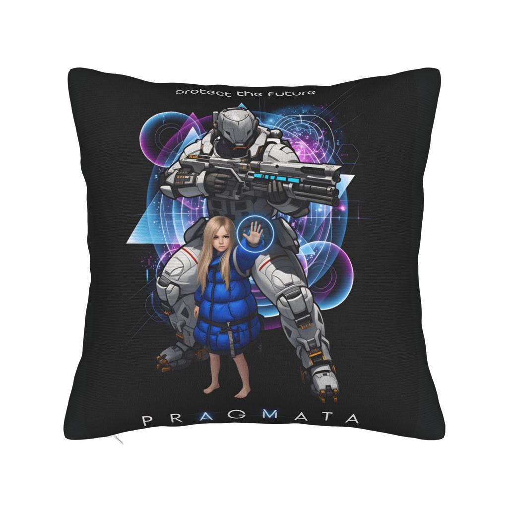 Pragmata Game Pillow Cover Soft Cushion Cover Funny Pillow Case For Sofa Couch Bed Living Room