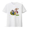 Wild Thornberrys Eliza Darwin Donny On Leaf Cartoon Print T Shirt for S 2Xl Royal Blue Vintage Washed Graphic Stylish Unisex