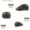 Solid Color Painter Cap PU Leather Newsboy Caps Higher Quality Beret Hat  Women Men