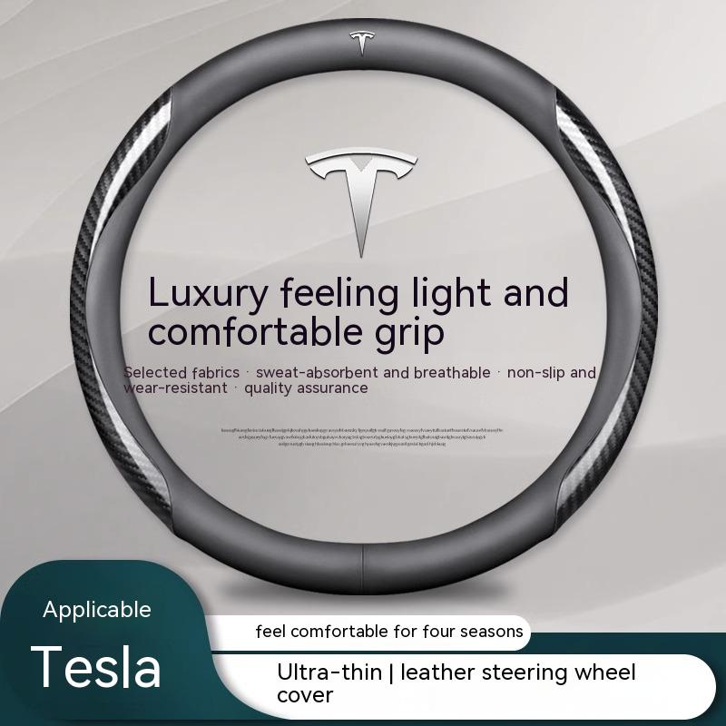 Car Steering Wheel Cover For Tesla Model 3 Model S Model Y Model X Roadster 2019-2025 Auto interior Steering Wheel Accessories