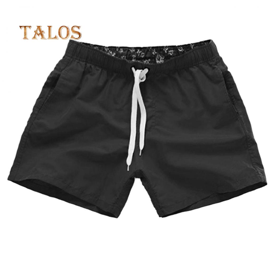 

Мужские летние пляжные шорты со шнурком XXXL чёрный