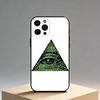 I-Illuminati  Phone Case For iPhone17,16,15,14,13,12 Plus,Max Soft Silicone Black Cover