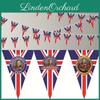 British King Charles Coronation Flag Handheld 90x150cm Festive Polyester Banner
