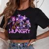 Kpop Demon Hunter Crop Tops Saja Girls Fan Shirt Fashion Women Crop T Shirt Gift For Huntrix Fan