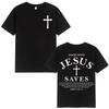 Good News Jesus Saves Tshirt Unisex Unisex Summer Casual 100cotton Short Sleeve T Shirt High Quality Fashion Oversized Tshirts
