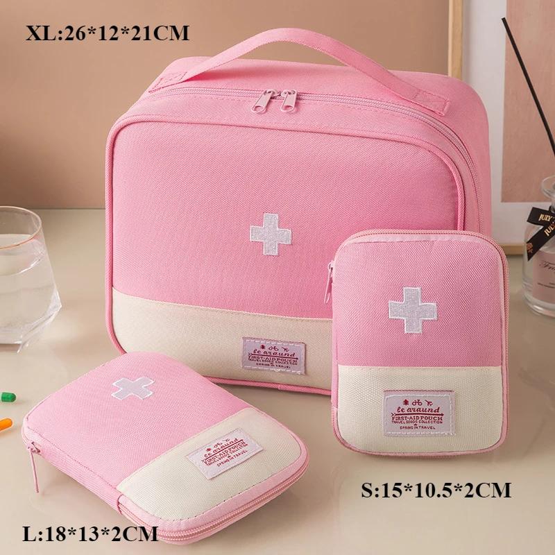 Borsa Portaoggetti Portatile Borsa per Primo Soccorso Medicine d'Emergenza Organizzatore Sopravvivenza Pillole da Esterno Pacchetto Kit di Emergenza Accessori da Viaggio