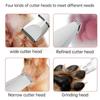 Multifunction Pet Shaver Electric Hair Trimmer with 4 Blades Grooming Clipper Nail Grinder Professional Recharge Dog Cat Haircut
