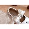 Girls French Style Bow Polka Dot Princess Soft Sole Single Shoes