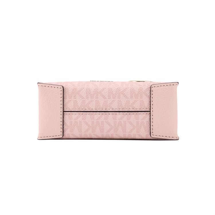 Michael Kors MK Mercer Monogram Logo Pendant Commuter Vintage Canvas And Polyester Music Score Tote Bag Women Tote Bags 35T1GM9C0I-POWDER-BLUSH