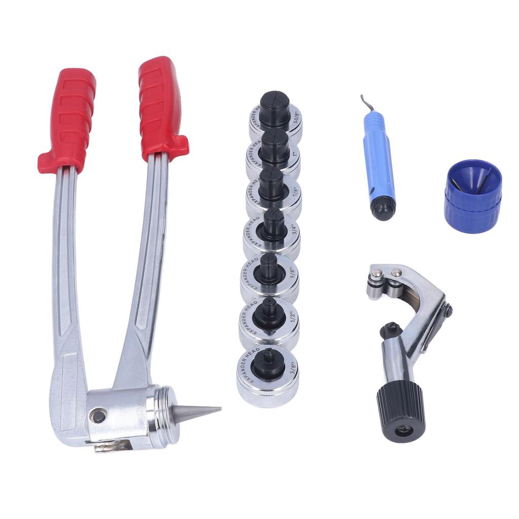 Rohrexpander Werkzeugsatz 45# Stahl Aluminiumlegierung Manuelle Rohrexpander für Aluminiumrohre