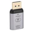 Adaptateur USB-C Femelle vers DisplayPort Mâle Plug and Play Convertisseur Vidéo 4K 60Hz Ordinateur Portable