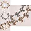 Water Drilled Silver Metal Waist Chain For Women With Cross Pendant Elegant Jewelry