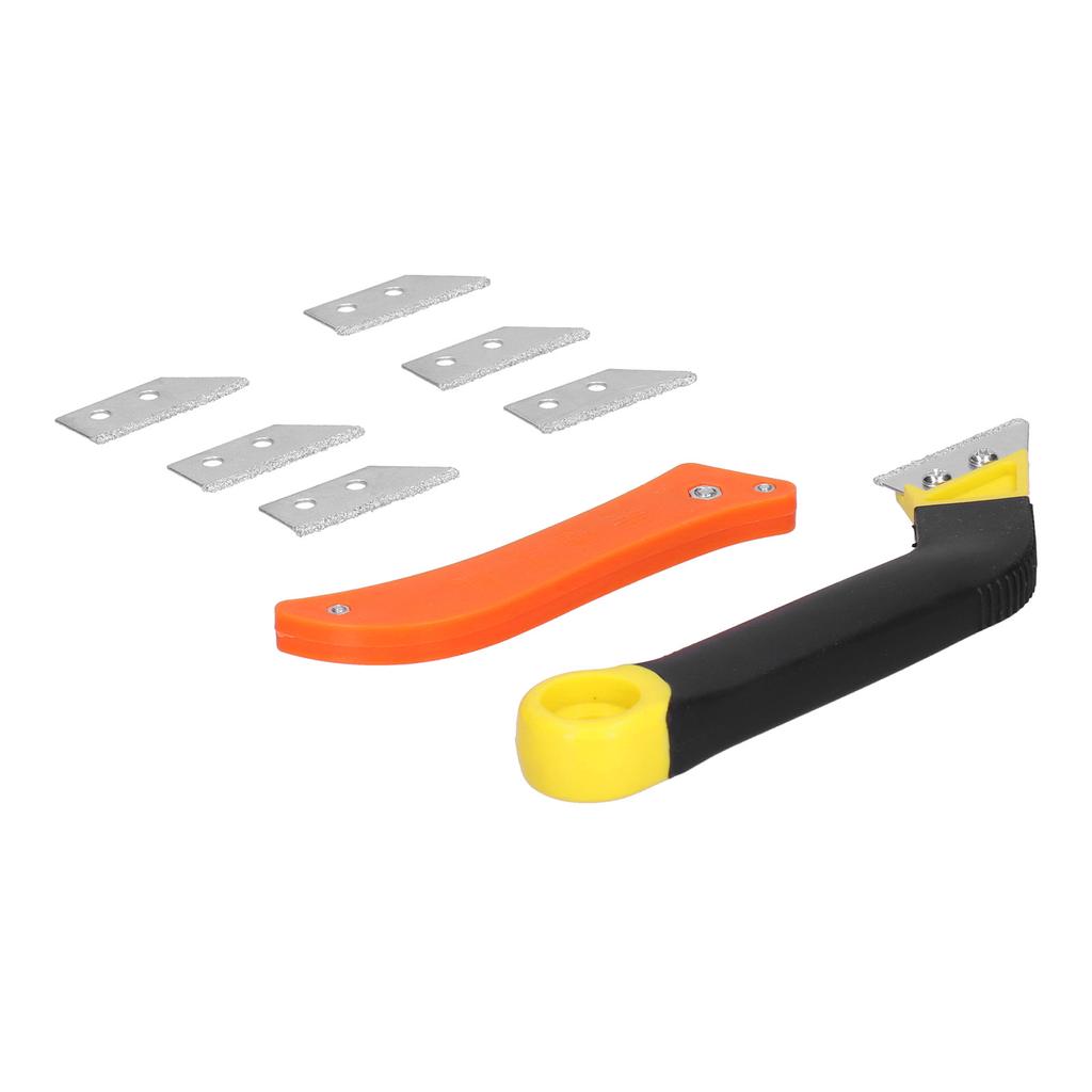 Angled Grout Hand Saw with Blades Jointing Knife for Door Window Floor Seam Tile Cleaning