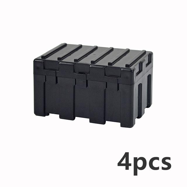 MOC Bricks Military Container Boxes Building Block Mini Figure Accessories Army Scene WW2 DIY Military Container Bricks