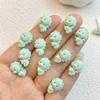 30Pcs New Cute Resin Cartoon Ocean Series Crab Turtle Octopus Flat Back Ornament Jewelry Making Manicure Hairwear Accessories