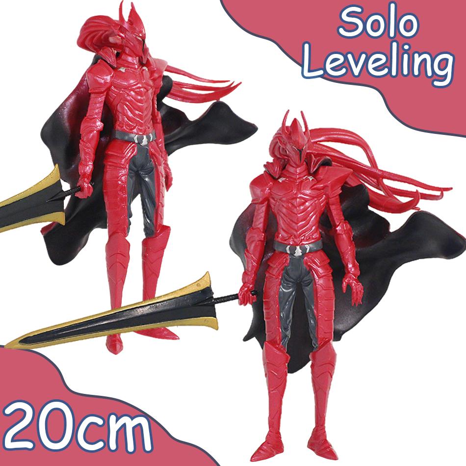 20Cm Anime Solo Leveling Figure Shadow Legion Knight Sung Jin-Woo Yeagley Soldier Action Figure Pvc Collection Model Toys Gift