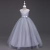 European and American Princess Lace Floor-Length Girl's Evening Dress