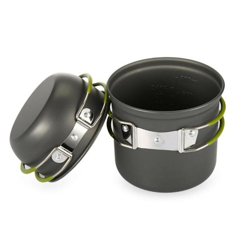Ultralight Camping Cookware Utensils Outdoor Tableware Set Hiking Picnic