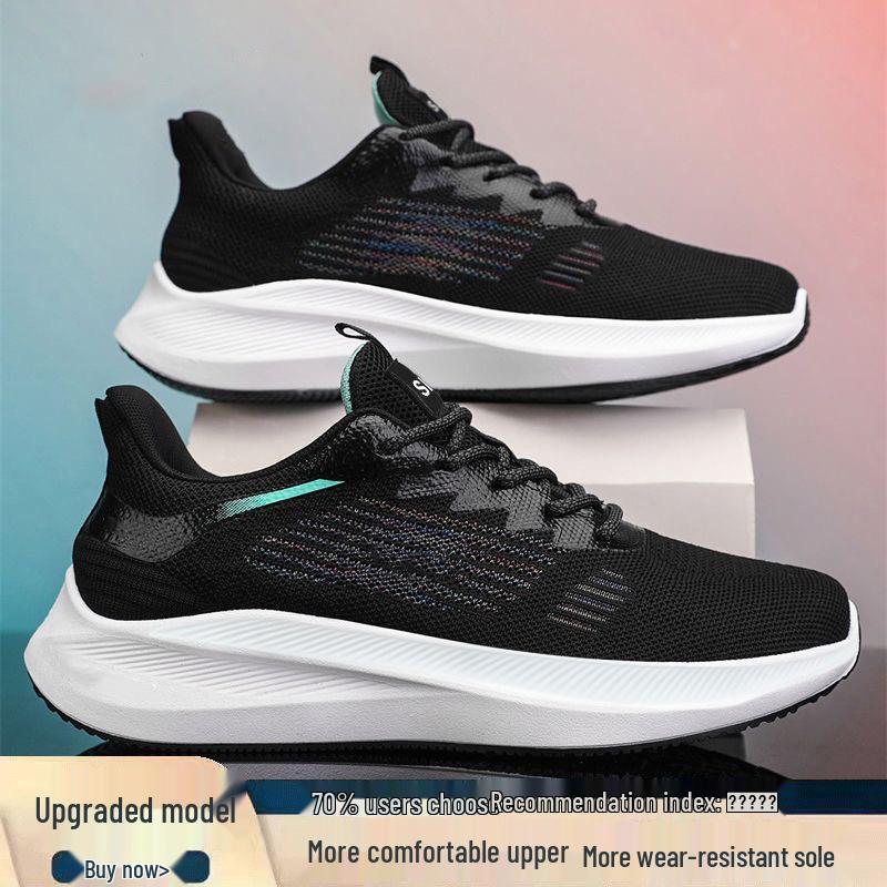 2025 Men s Breathable Mesh Casual Loafers – Versatile Non-Slip Running Shoes 43