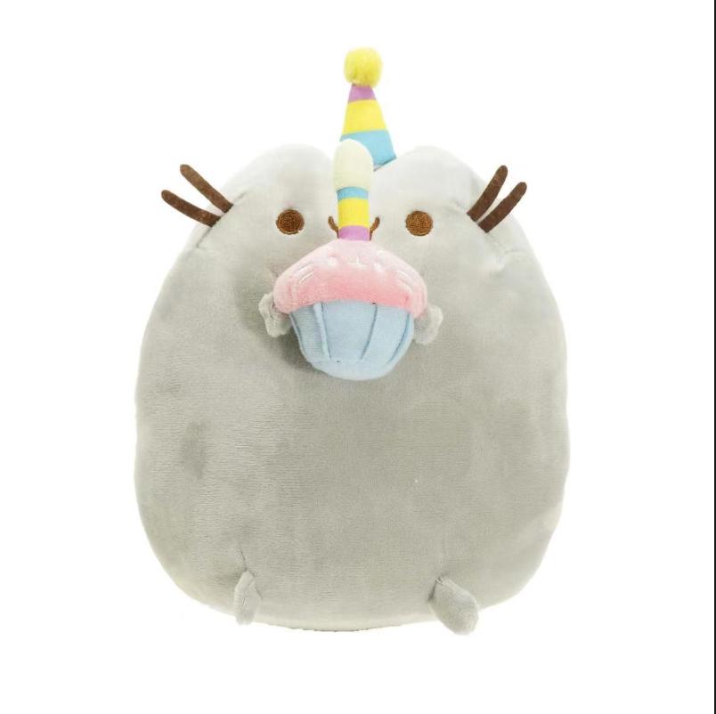 Cute Simulated Cat Doll Plush Toy Anime Cat Soft Home Decor Tabletop Bedroom Decoration Kids Toy Series Accessories Gift
