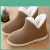 Warm Lightweight Cotton Shoes Indoor Thickened Fleece And Furry Shoes Hightop Warmth Nonslip Cotton Slippers Snow Boots