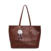 Versatile Bag Women's Large-capacity New Casual Shoulder Bag Fashionable Solid Color Commuter Tote Bag