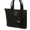 Daks Black Dd Logo Leather Tote Bag Dcba6e360bk