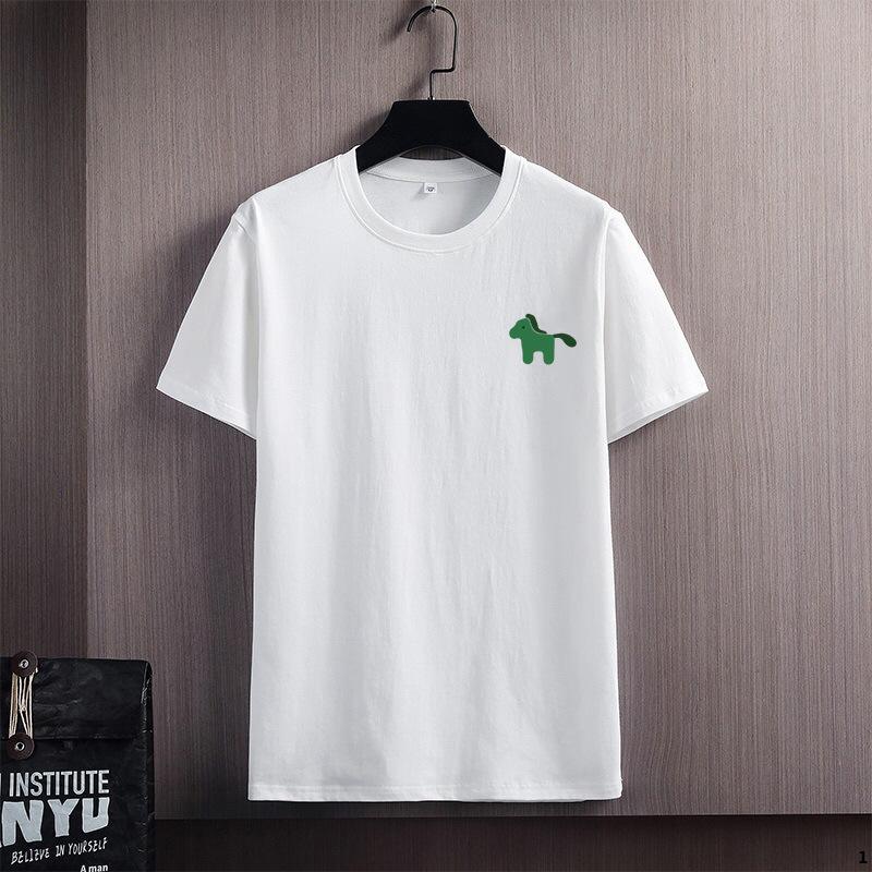 Short-Sleeved T-shirt Men's Summer Clothing New Half Sleeve Fashion Brand Trend T-shirt Loose Top Wear Men's Clothing
