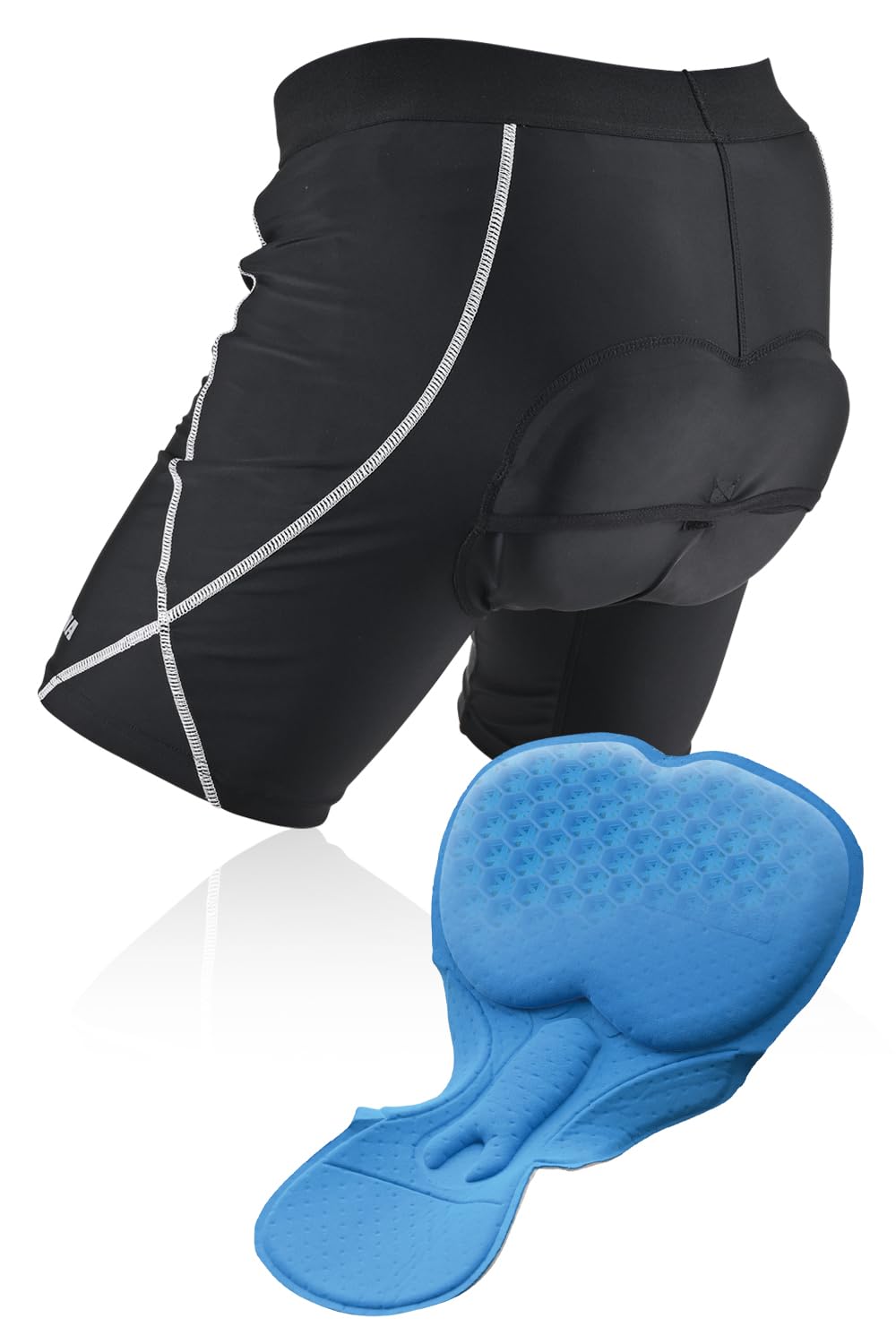 

Daytona Active Mode Gel Pants for Honeycomb Reduces Buttock Concentrated Gel Placement Under the Sports Gel Size Small DI-014 Men s Motorcycles, чёрный