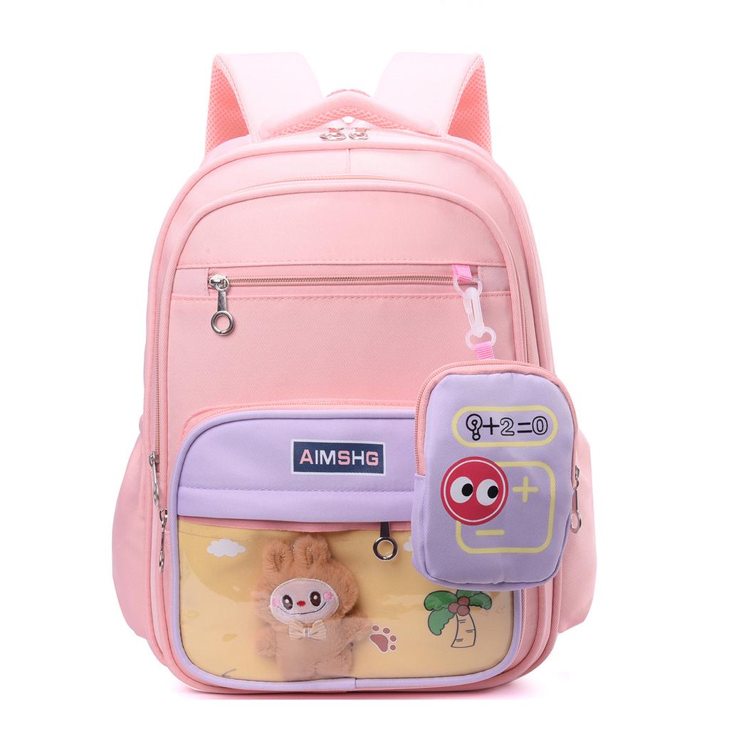 School bag new boys and girls backpack primary school students fifth and sixth grades large capacity lightweight versatile students