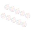 10Pcs Christmas Tree Wish Balls Clear Plastic Iridescent Fillable Ornament Baubles DIY Hanging Decorations Christmas Balls