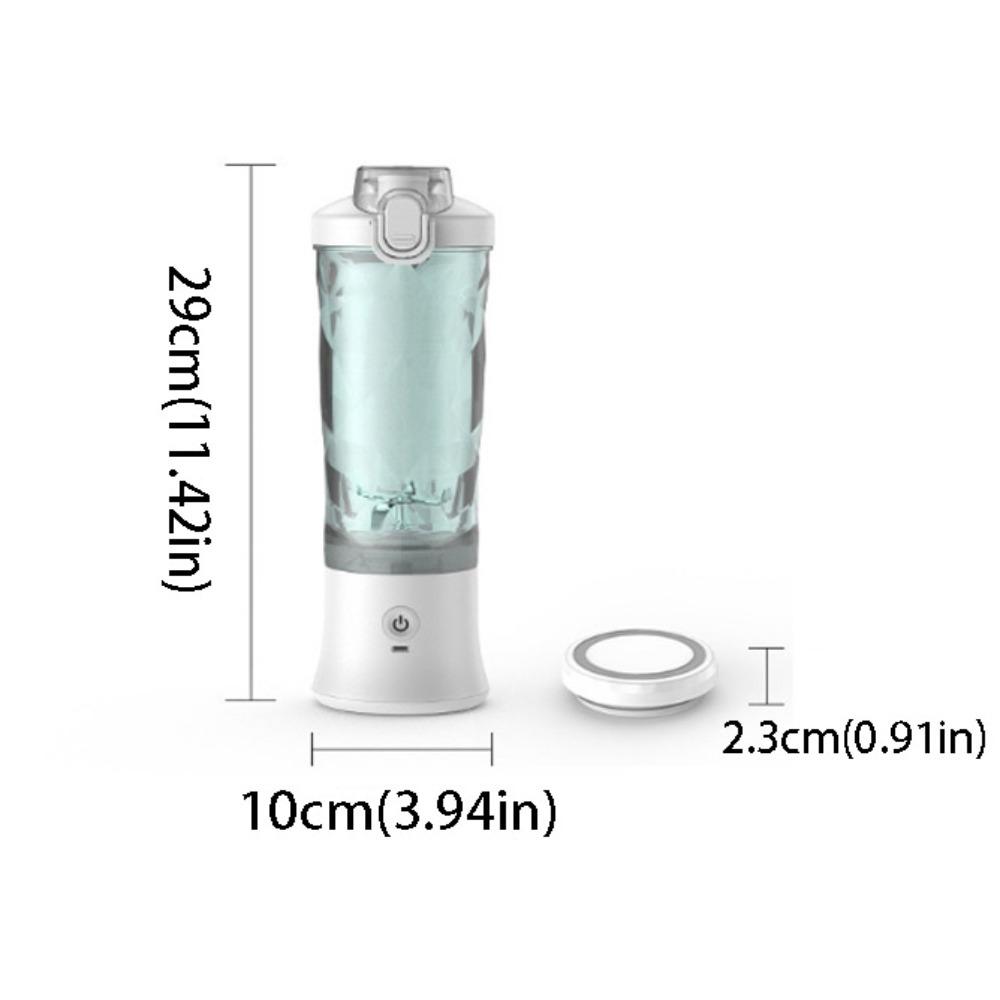 

Портативная USB-соковыжималка с USB-подзарядкой, емкость 600 мл, чашка для приготовления фруктовых соков, смузи-мейкер, для домашнего использования белый