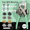 Eyelet Pliers Kit 3/16 1/8 Multi-Size Eyelets Hole Punch Plier with 160Pcs Metal Grommets Heavy Duty Eyelet Pliers Rivet Press Tool Set