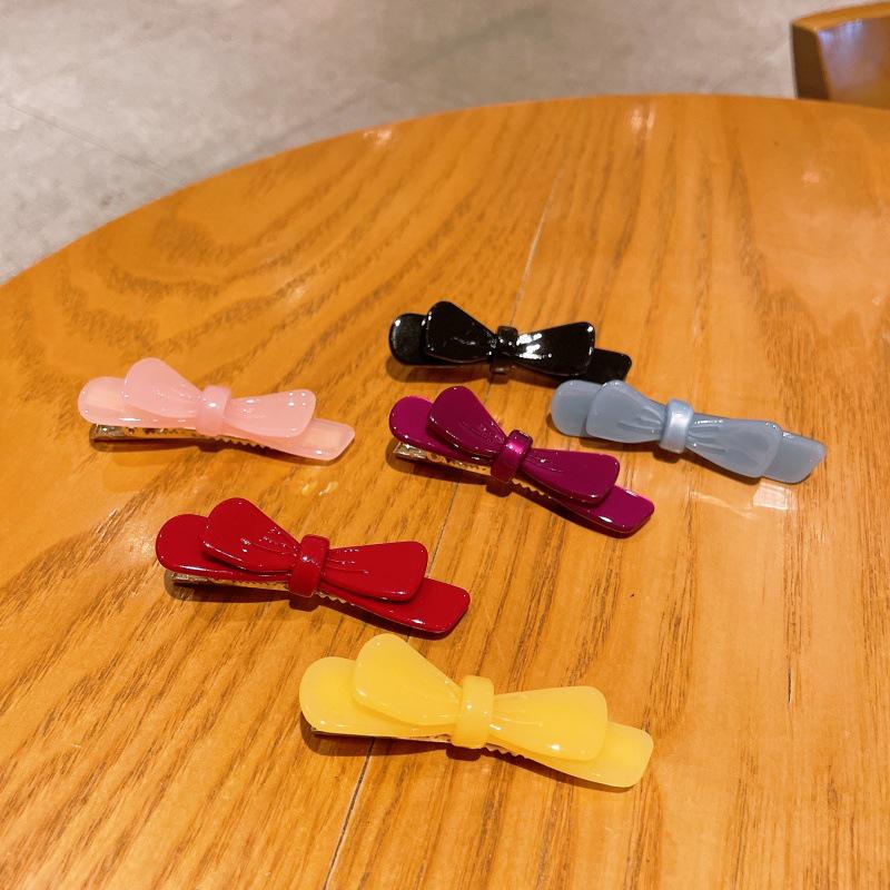 Korean Style Princess Bow Hair Clip: High-End Versatile Duckbill Hairpin