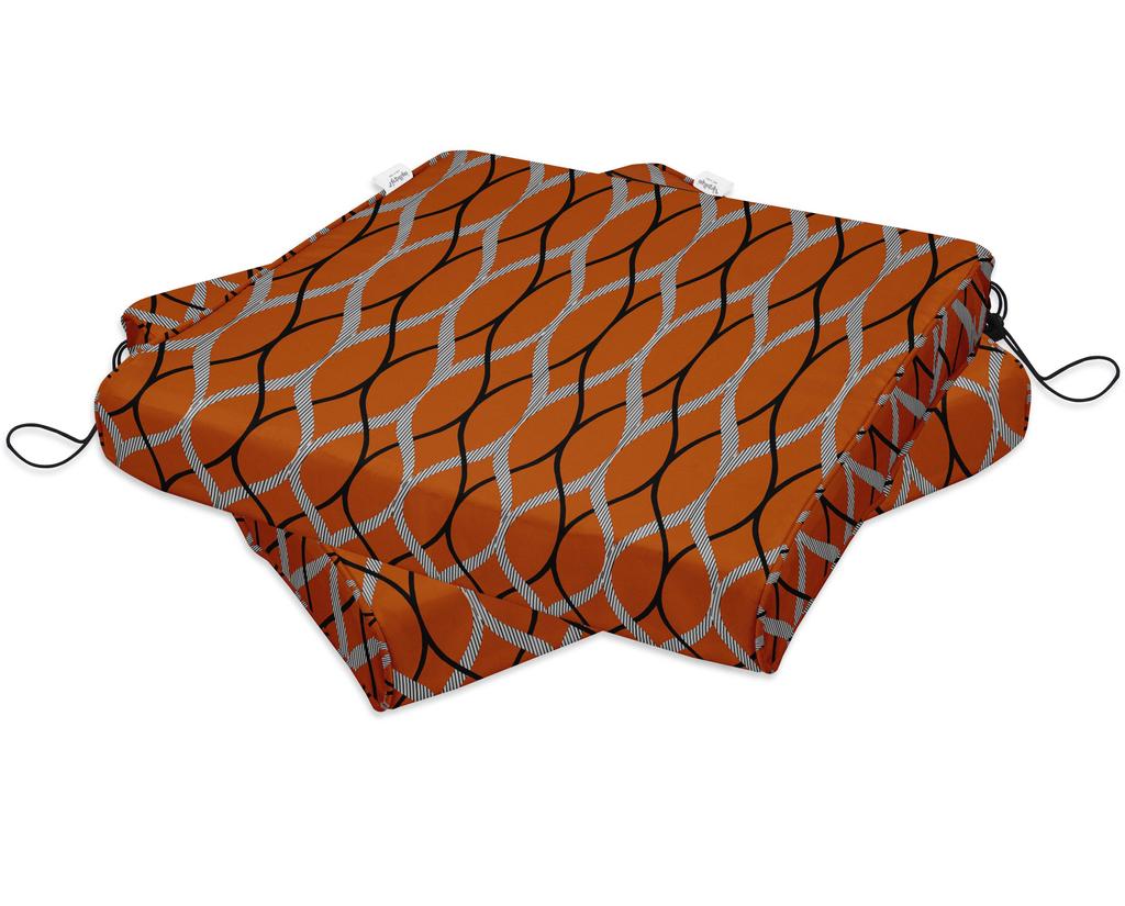 Vargottam Perfect Outdoor Indoor Square Corner Seat Cushions Water-Resistant Lounge Chair 18.5" X 16" Home Office Patio Furniture