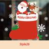 Timeless Design Removable Santa Claus Window Door Wall Sticker Vinyl Decal For Xmas Home Decor