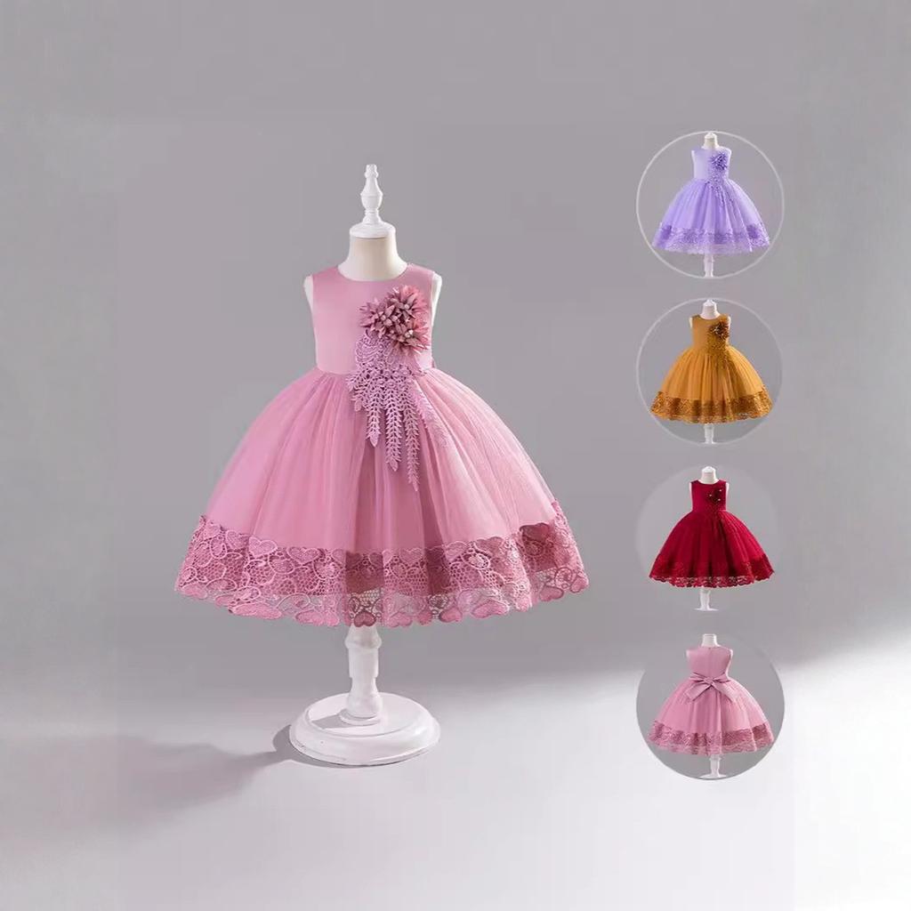 Girls Princess Gown Performance