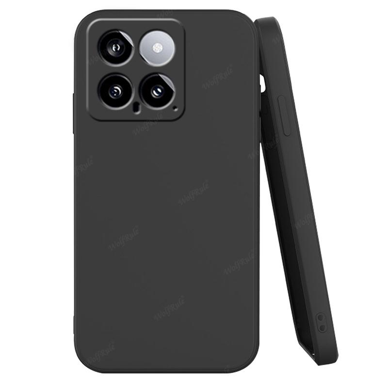 For Xiaomi 14 Case Cover Xiaomi 14 Capas Liquid Silicone Shockproof TPU Soft Fundas Xiaomi14 Mi14 Mi 11T 12T 13T 14 Pro