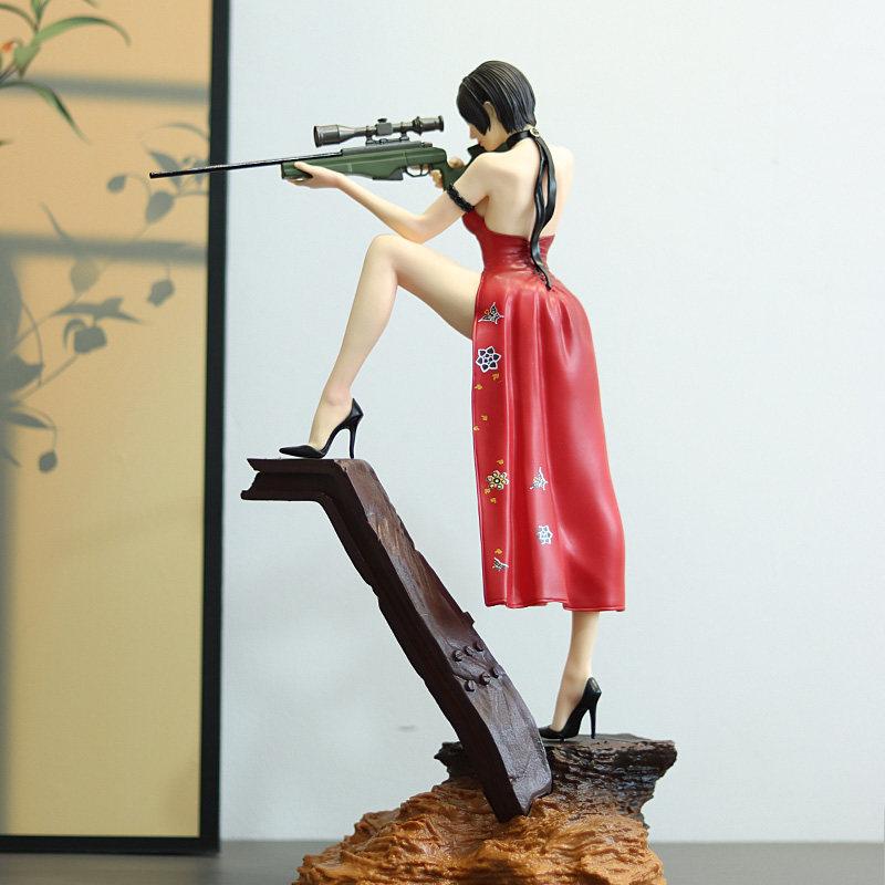 In Stock Resident Evil Ada Wong Sniper Gk Statue Collectible Game Character Figure Desktop Decoration Ornament Gift For Boys Toy in stock