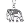Elephant Head Pendant Necklace Lucky Boho Tribal Style Jewelry 45cm or 70cm Long Chain