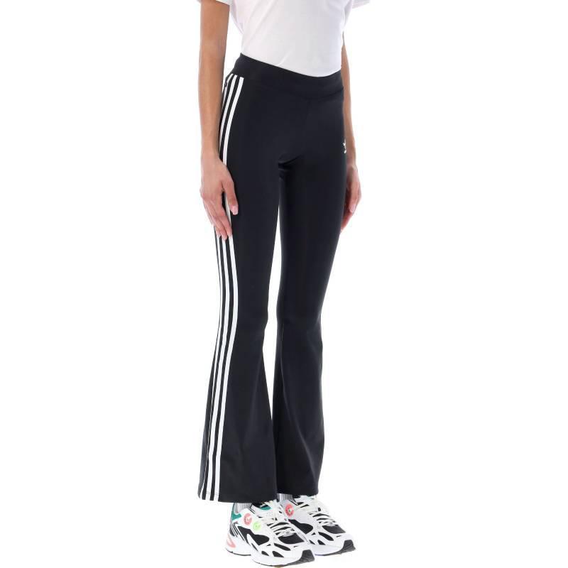 Adidas Originals Logo Striped Elastic Casual Pants Women Bottoms Black HM2139