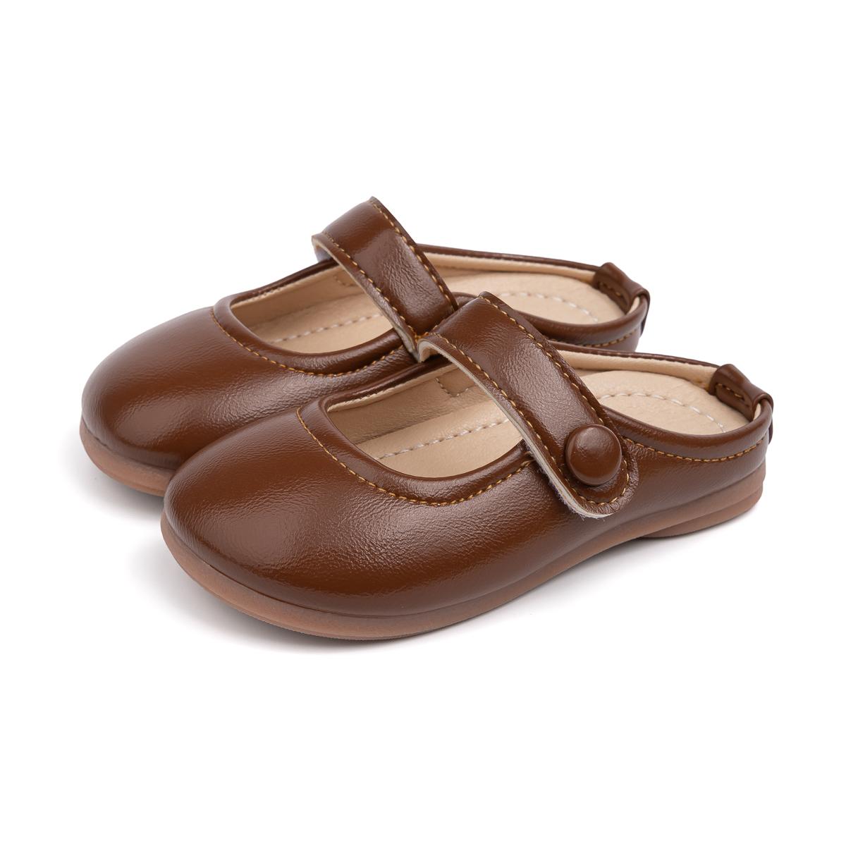 

Girls Mary Jane Flats Toddler Little Kid Velcro Soft Sole Princess Dress Casual Shoes 24