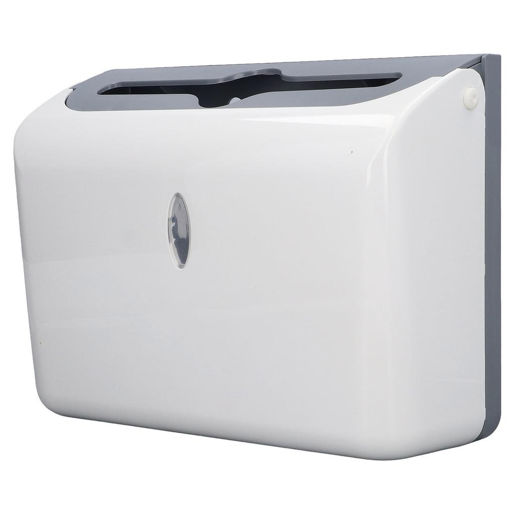 Paper Towel Dispenser Wall Mounted Safe Sturdy ABS Glossy Corner Bathroom Paper Towel Holder for