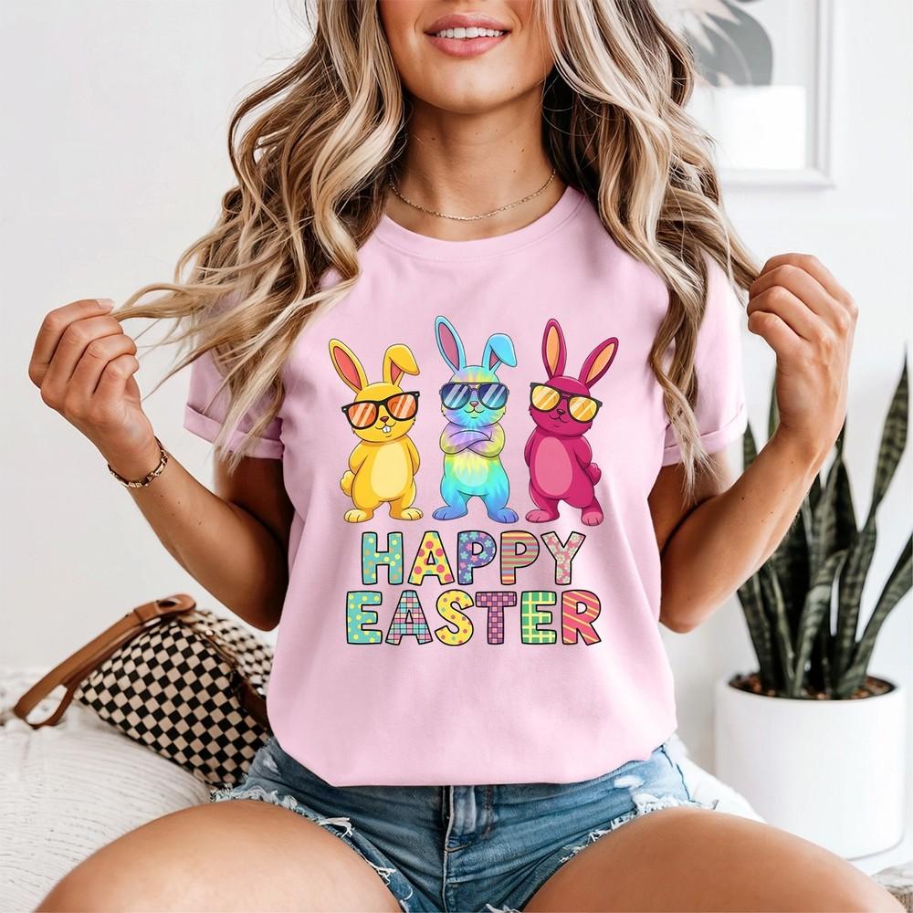 Funny Easter Bunny Cool Bunnies Happy Easter Unisexs Tshirt