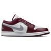 Pánske tenisky Air Jordan 1 Low Cherrywood Red White Cement-Grey 553558-615