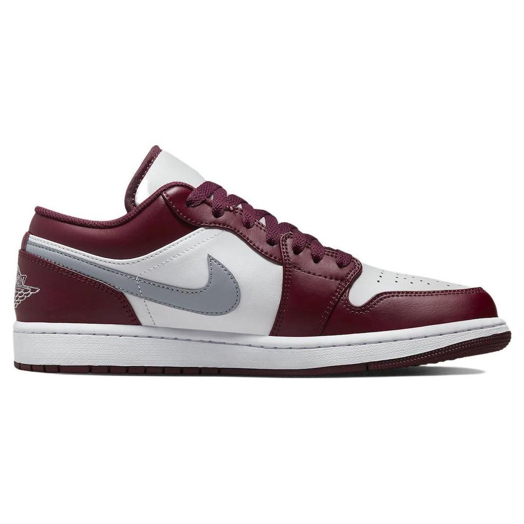 Pánske tenisky Air Jordan 1 Low Cherrywood Red White Cement-Grey 553558-615