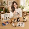 Kit Fai da Te Gatto con Perline 3D con 4 Modelli Animali Set Completo per Artigianato Include Perline Filo Istruzioni e Strumenti per Progetti Fatti a Mano