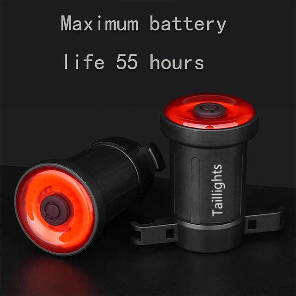 Tail Light Smart Normal Version with 3.7V 400mAh Rechargeable Battery Type C Charging Input Bike Lights for Adult Bikes