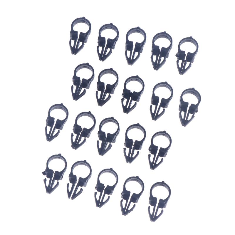 

20 шт. Зажимы для футбольной сетки Сверхпрочные Зажимы для футбольных ворот Замена Спортивная фурнитура Для игроков на заднем дворе Курс Путешествия Ремонт чёрный